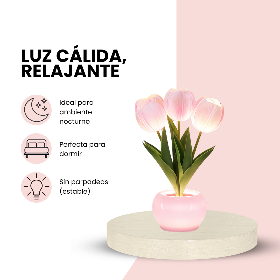 Lámpara Led de Tulipanes