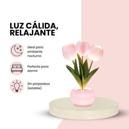 Lámpara Led de Tulipanes
