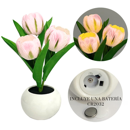 Lámpara Led de Tulipanes